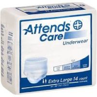 Attends Care Absorbent Underwear - Xlarge, 58 to 68 - Bag of 25