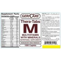 Gericare Theratabs M Multivitamin Supplement with Minerals Caplets