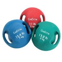 Cando Molded Dual Handle Medicine Ball