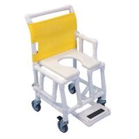 Shower Taxi Shower and Commode Chair - Soft Seat with Open Front