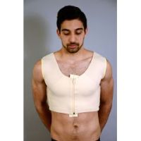 Zippered Male Gynecomastia Vest