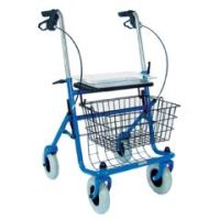 Traditional Steel Rollator - Blue