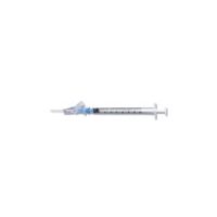 1 mL SafetyGlide Syringe25g x 5/8 Detachable Needle - Syringe 1ml W/Subq Needle 25g 5/8 In - Box of 50 - Box of 50