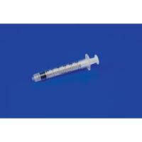 MONOJECT SoftPack 3 cc/ml Syringe w/o Needle -Luer Lock Tip - Box of 100