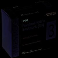 PVP Iodine Swabsticks. - 3s - Case of 750