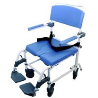 Healthline 185 Aluminum Shower Commode Chair - Bariatric