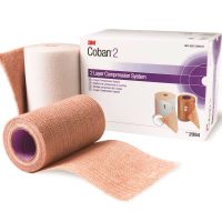 3M Coban 2 Self-adherent / Pull On Closure 2 Layer Compression Bandage System