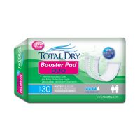 Booster Pad TotalDry Booster Pad Duo 12 Inch Length Heavy Absorbency SecureLoc Core One Size Fits Most