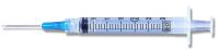 Syringe with Hypodermic Needle PrecisionGlide™ 3 mL 23 Gauge 1-1/2 Inch - 800/CS
