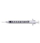 Standard Insulin Syringe with Needle Micro-Fine 1 mL 1/2 Inch 28 Gauge NonSafety Regular Wall