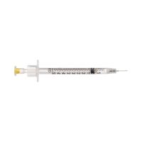 Safety Insulin Syringe with Needle VanishPoint 1 mL 5/16 Inch 30 Gauge Retractable Safety Needle Regular Wall
