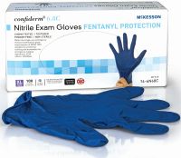 McKesson Confiderm® 6.8C Nitrile Exam Glove, Blue