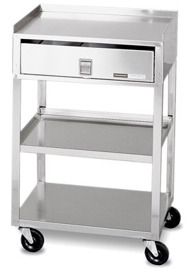 Mobile cart MB-TD, 2-shelf with drawer