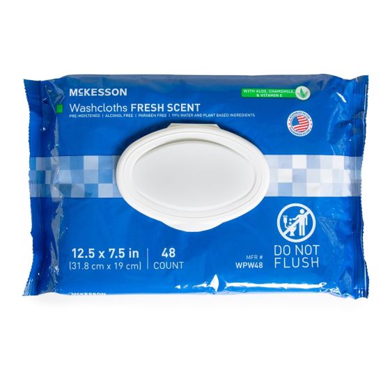 Personal Cleansing Wipe McKesson Soft Pack Scented