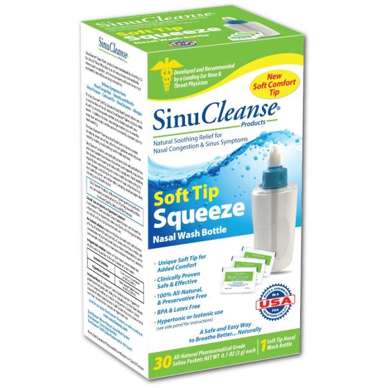 SinuCleanse® Squeeze Nasal Bottle Wash