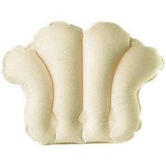 Terry Bath Pillow - Forest Green