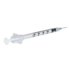 SOL-CARE 1ML TB Safety Syringe with 1/2 Fixed Needle | 27G or 28G