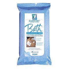 Comfort Bath Cleansing Washcloths - 8 Wipes per Pack