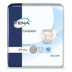 TENA Complete Adult Moderate-Absorbent Incontinence Brief, X-Large, White