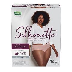 Depend for Women Silhouette Briefs - Disposable Protective Underwear