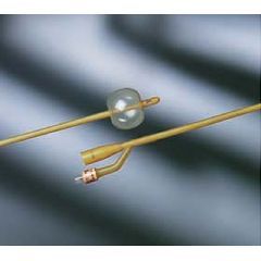 BARDIA Elastomer Silicone-Coated Latex Foley Catheter - 2-way, 30cc