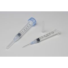 Monoject 3mL Syringe  w/ Standard Hypodermic Needle, 25g 5/8 - Box of 100
