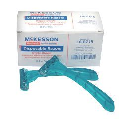 Triple Blade Disposable Razors - Pivoting Head - Box of 10