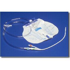 Curity MONO-FLO Anti-Reflux Device Drain Bag - Universal String Hanger