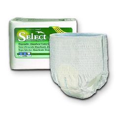 Select Disposable Absorbent Underwear - Case
