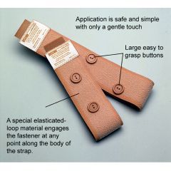 Fitz-All Leg Strap with Buttons for Catheter & Urinary Leg Bags - LEG BAG STRAP KIT