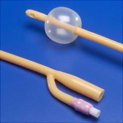 DOVER Silicone Elastomer-Coated Latex Foley Catheters - 30cc, 2-Way