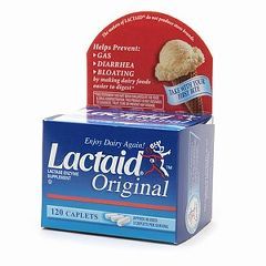 Lactaid Original Caplets - 120ct, Enzyme Supplement - Each