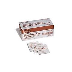 Povidone Iodine Prep Pad - Medium, 1 3/16 x 2 5/8 - Box of 100