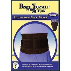 Bell-Horn Adjustable Back Brace - Brace Yourself For Action Adjustable Back Brace