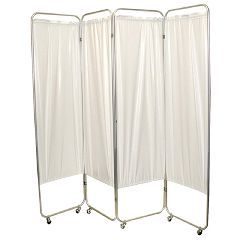 Standard 3-Panel Privacy Screen With Casters