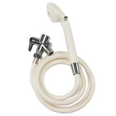 McKesson Deluxe Handheld Shower Head Spray with Diverter Valve - Handheld Shower Head Spray with Diverter Valve