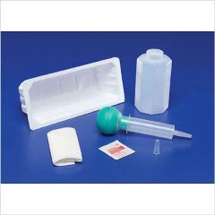 Dover Irrigation Tray 60cc 2-piece Bulb Syringe - Sterile