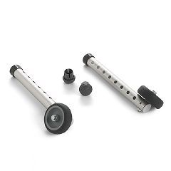 Fixed Wheels with Glide Tips