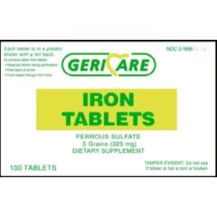 Iron Tablets - 5 gm - Bottle of 100