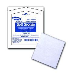 Invacare Sterile Soft Sponge - 6 Ply -  2 x 2