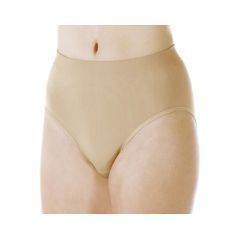 Wearever Women's Smooth & Silky High-Leg Incontinence Panty Beige