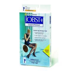 UltraSheer Thigh High SupportWear Pantyhose - Silky Beige 8-15mmHg