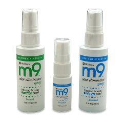 m9 Odor Eliminator Spray - 2 oz. pump, scented & unscented