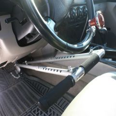 Freedom Staff - Handicap Driving Portable Hand Controls for Car Steering, Brake & Gas - Each