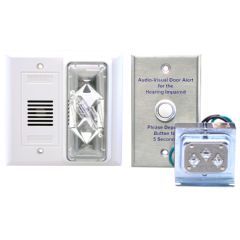 Loud Alarm/Strobe Doorbell Signaler with Button and Transformer - EMPTY DATA FOR SKU