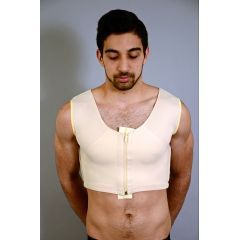 Zippered Male Gynecomastia Vest