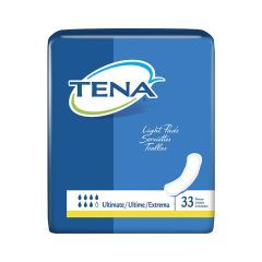 TENA Light Ultimate Adult Disposable Heavy-Absorbent Bladder Control Pad, 16 Inch Length