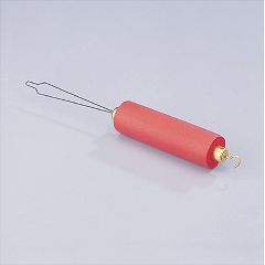 Button Hooks with Zipper Pull.  Built-up Plastic Handle - Each