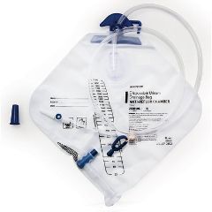McKesson Disposable Urinary Drainage Bag with Anti-Reflux Valve 2000mL Vinyl - Each
