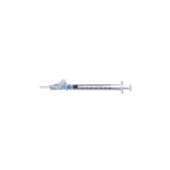1 mL SafetyGlide Syringe  25g x 5/8 Detachable Needle - Syringe 1ml W/Subq Needle 25g 5/8 In - Box of 50 - Box of 50